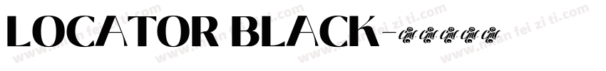 LOCATOR BLACK字体转换
